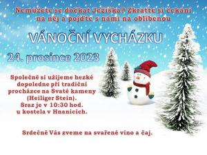 Vánoční vycházka na Svaté kameny
